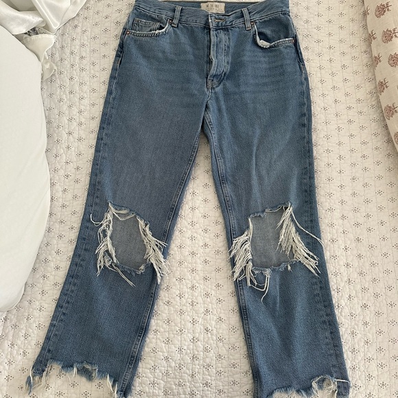 Free People midrise, crop jeans! - Picture 1 of 3